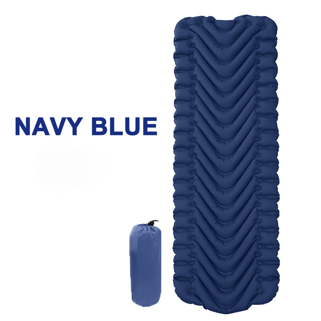 Outdoor Inflatable Mattress Diamond Ultra-Light Camping Mat Hiking Air Cushion Portable Sleeping Mat Damp Proof Waterproof Pad