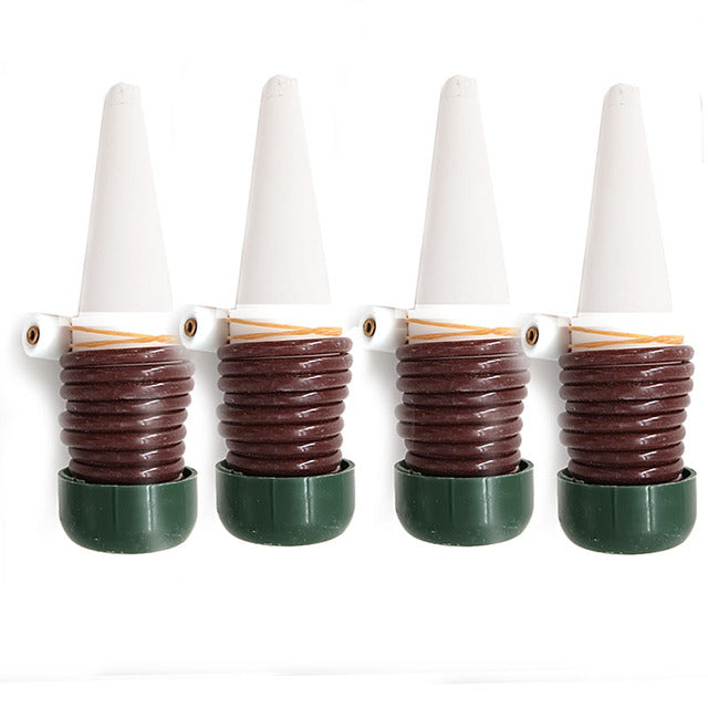 1-4Pcs Ceramic Self Watering Spikes Automatic Plant Drip Irrigation Water Stake For Garden Vegetable Garden Drip Watering System