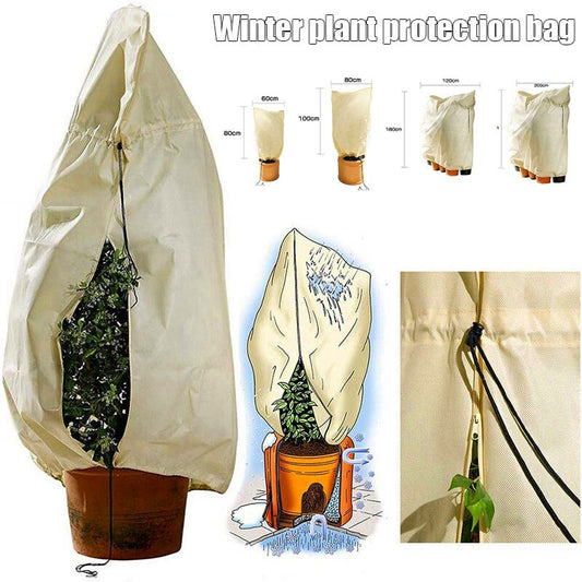 Home Garden Plant Cover Winter Freeze Frost Protection Warm Cover Mini Tree Shrub Plant Protecting Bag For Yard Garden Plants