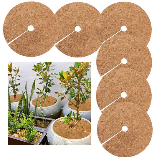 Coconut Palm Mulch Cover Flower Pot Mat Weed Control Fabric Plant Pad for Protection Plant Root Anti-freezing Garden Supplies