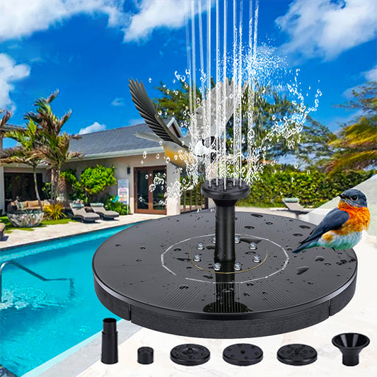 Floating Bird Bath Solar Water Fountain Pool Pond Waterfall Garden Decoration Outdoor Mini Solar Powered Fountain Water Pump