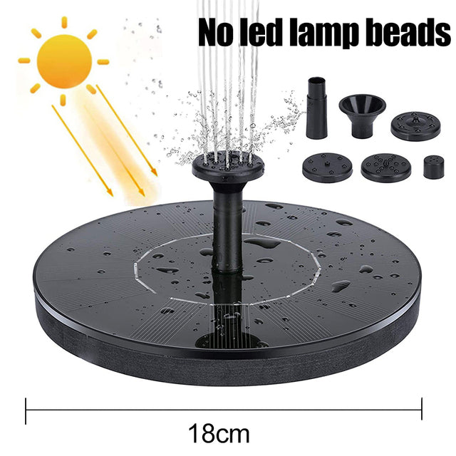 Floating Bird Bath Solar Water Fountain Pool Pond Waterfall Garden Decoration Outdoor Mini Solar Powered Fountain Water Pump