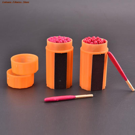 New style Outdoor Stormproof Waterproof Emergency Survival Lighter Kit Gear Storm Matches