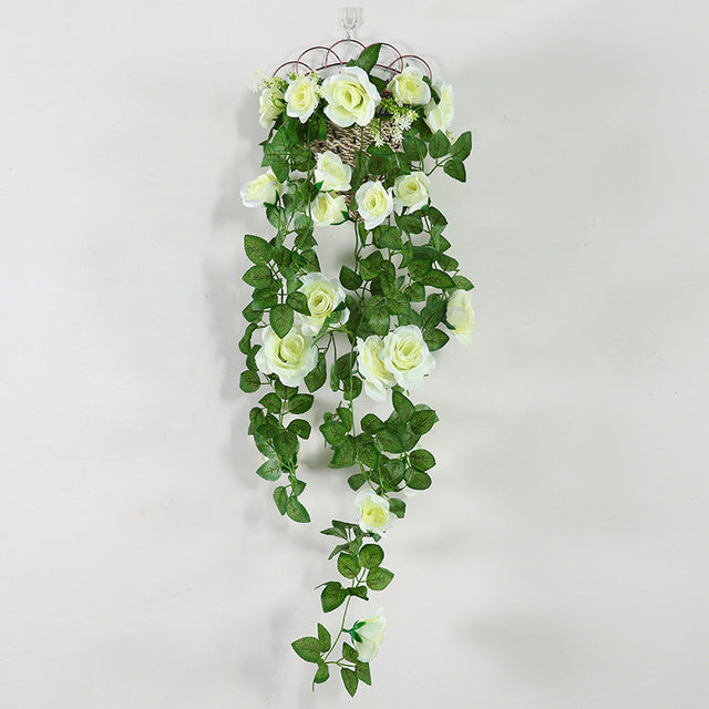 5 Petals Orchid Fake Flower Party Decoration Simulation Artificial Flower Wedding Christmas Garden Wall Hanging Basket Flower