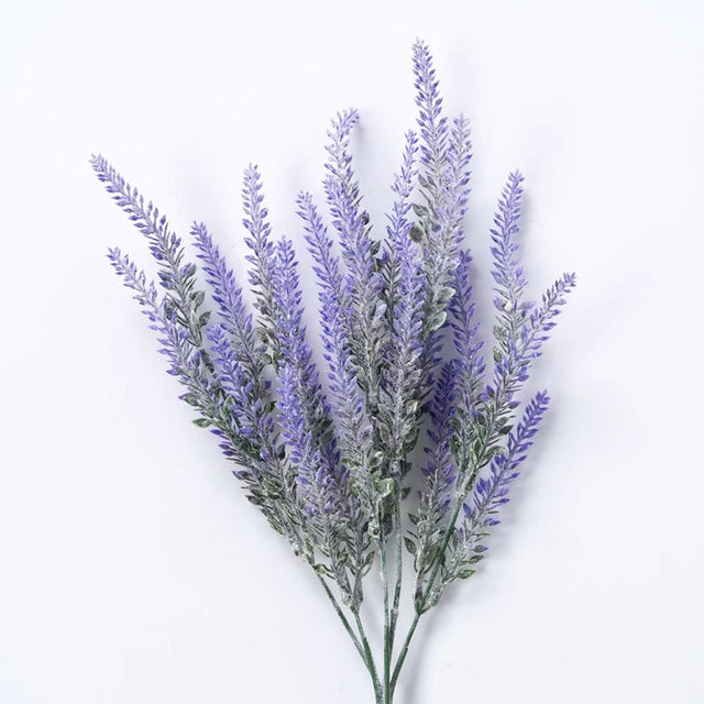 A Bunch of Provence Lavender Plastic Artificial Flowers False Plants Wedding Home Decoration Christmas Table Decoration