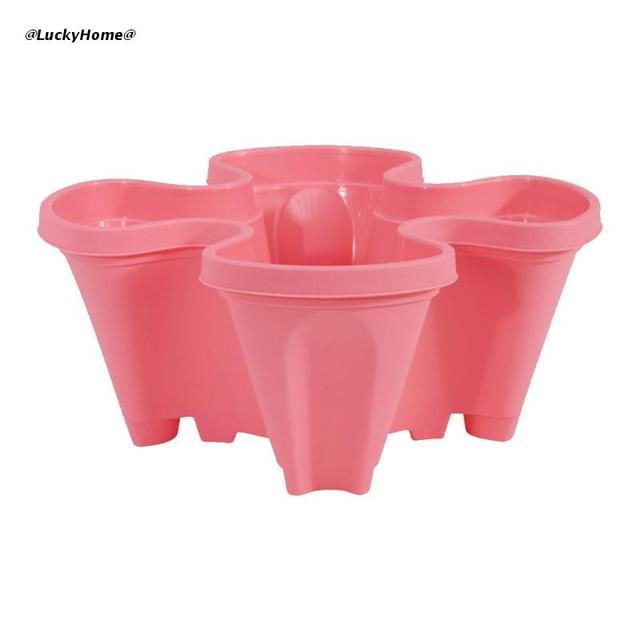 Stand Stacking Planters Strawberry Planting Pots with Drainage Holes Creative