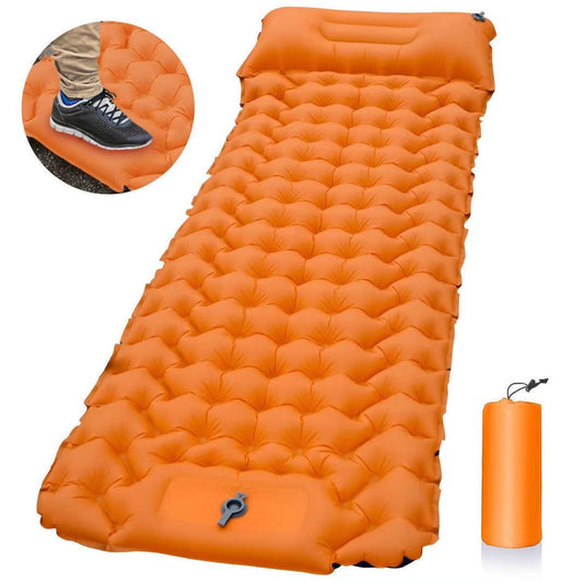 Outdoor Inflatable Mattress Diamond Ultra-Light Camping Mat Hiking Air Cushion Portable Sleeping Mat Damp Proof Waterproof Pad