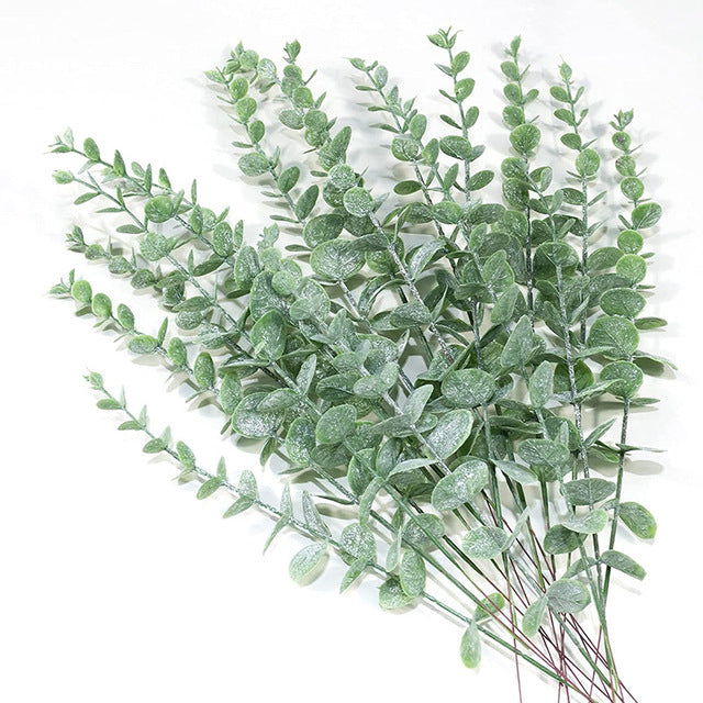 DIY Artificial Eucalyptus Wall Hanging Decor Greenery Boho Home Decorations Farmhouse Rustic Plants For Wedding Decorations