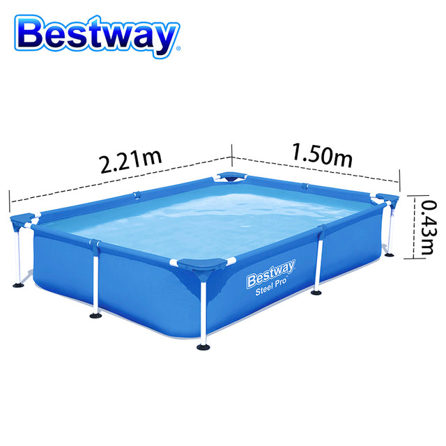 Pro 2.6M 2.1M 3M steel frame pool easy to install outdoor water tank for family hot summer Large family swimming pool